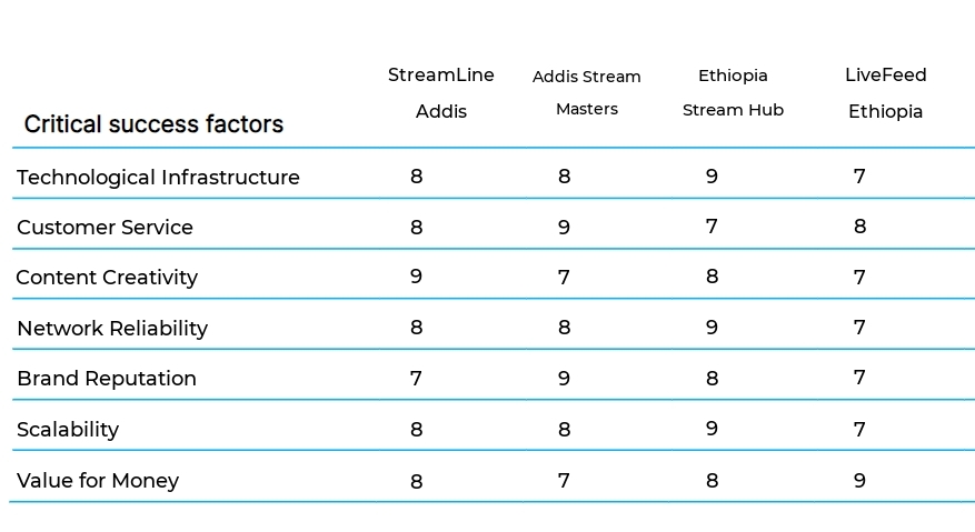 Live Broadcasting Services business plan competitors